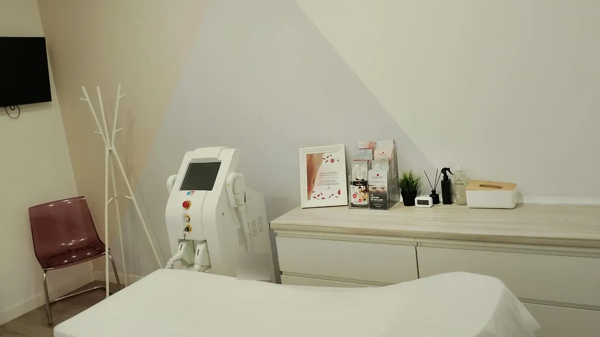 Cabina de depilación láser de Bonita Mía Beauty en Zaragoza